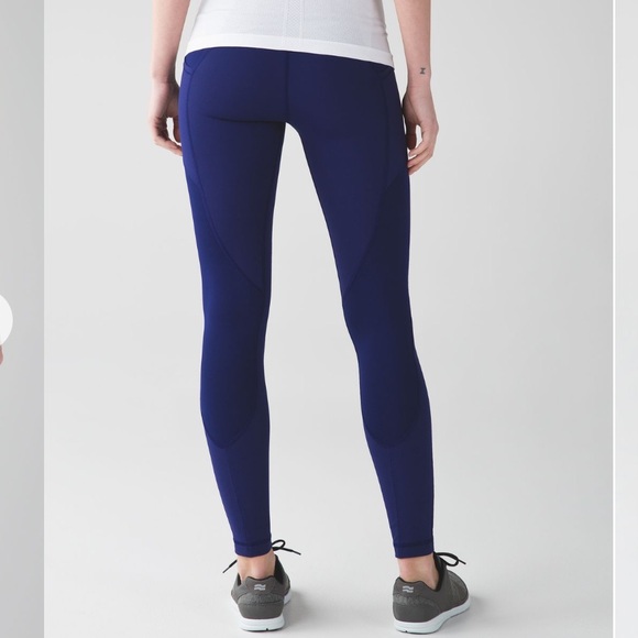 Lululemon- All The Right Places- Sz 14- Hero Blue- Full Length **Flawed** - Picture 3 of 15